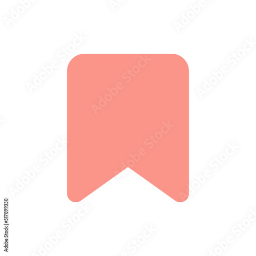 Add bookmark flat color ui icon. Saving webpage. Reading list. Ebook reader. Highlighting progress. Simple filled element for mobile app. Colorful solid pictogram. Vector isolated RGB illustration