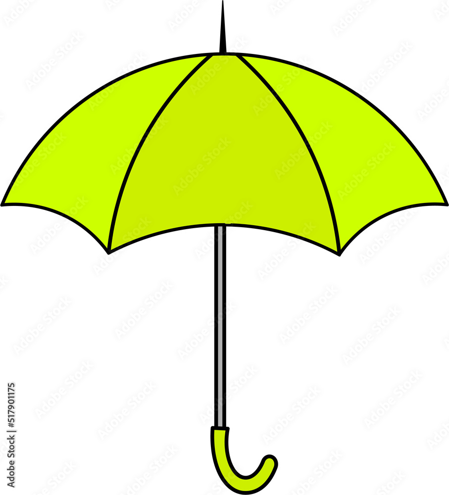 colorful Illustrations of Umbrella. Flat design of umbrella. Illustration set of different coloured umbrellas. colorful Illustrations of Umbrella. Flat design of umbrella. Illustration set of different coloured umbrellas.