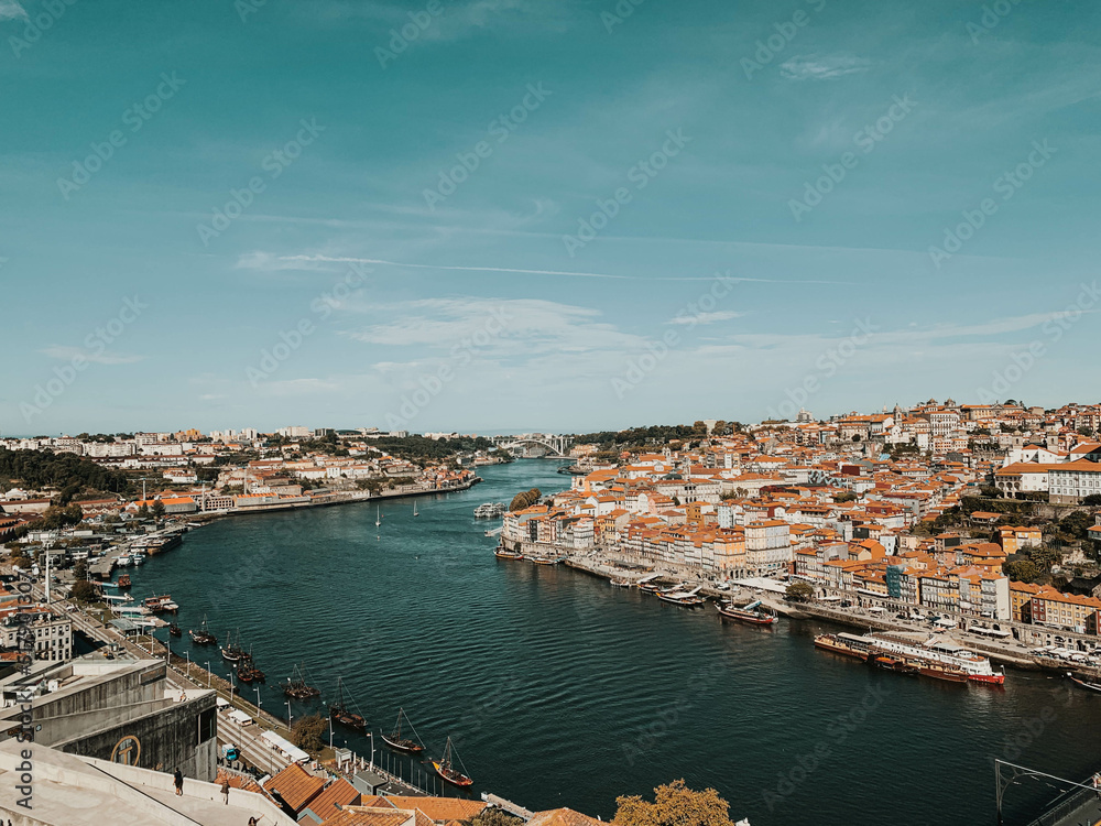 Le Dourou, fleuve de Porto au Portugal