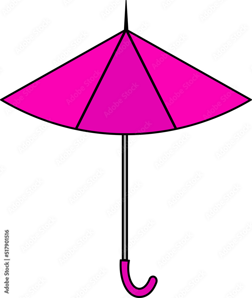 colorful Illustrations of Umbrella. Flat design of umbrella. Illustration set of different coloured umbrellas. colorful Illustrations of Umbrella. Flat design of umbrella. Illustration set of different coloured umbrellas.