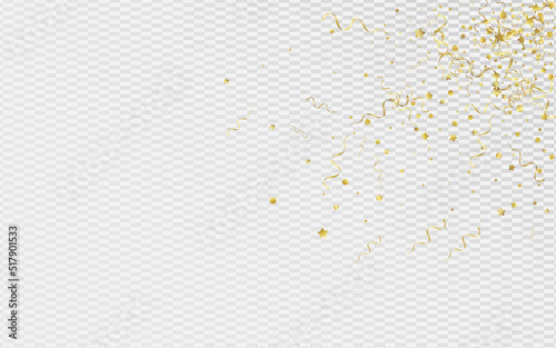 Yellow Ribbon Carnival Vector Transparent