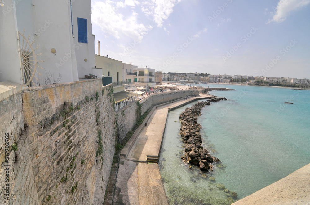 The coastal city of Otranto in southern Italy