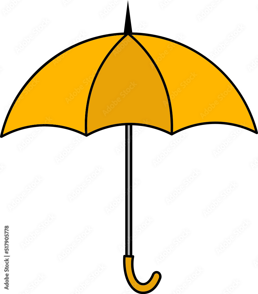 colorful Illustrations of Umbrella. Flat design of umbrella. Vector illustration set of different coloured umbrellas. colorful Illustrations of Umbrella. Flat design of umbrella. Vector illustration set of different coloured umbrellas.