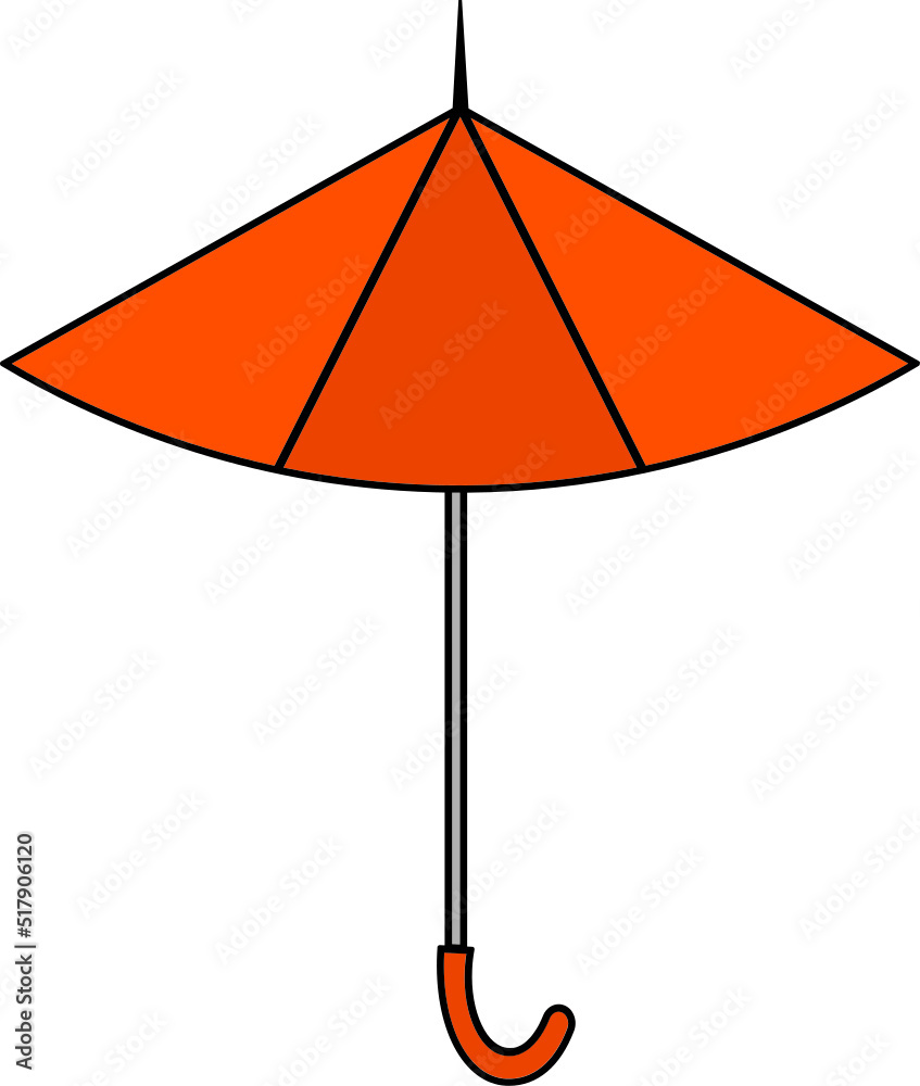 colorful Illustrations of Umbrella. Flat design of umbrella. Vector illustration set of different coloured umbrellas. colorful Illustrations of Umbrella. Flat design of umbrella. Vector illustration set of different coloured umbrellas.