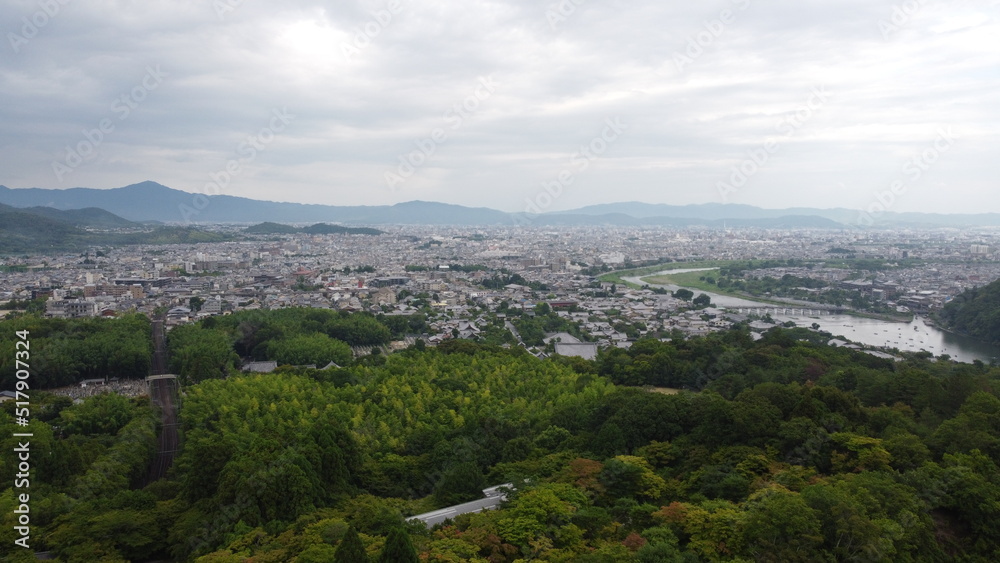 Japan Drone Kyoto Sea Mountain
