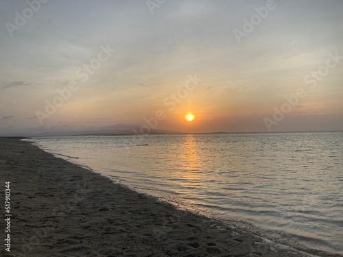 竹富島からの夕日