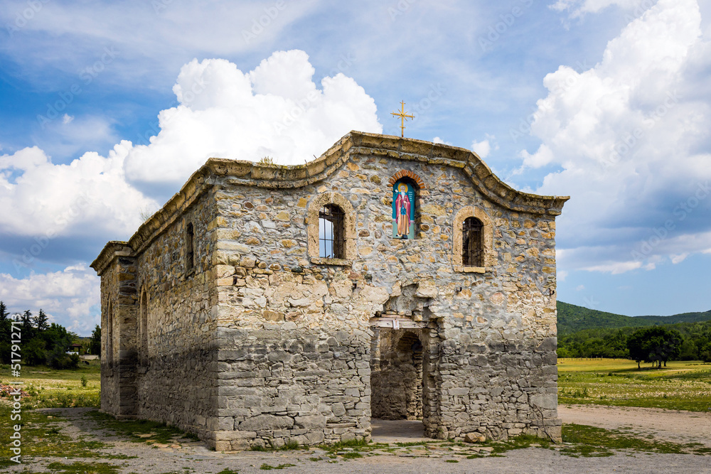 Submerged church in Zhrebchevo Bulgaria