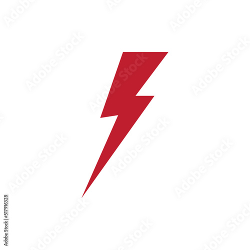 Power lightning logo vector design