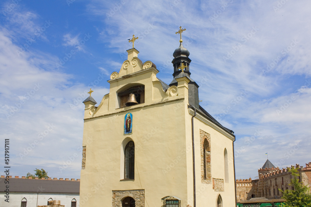 Castle Church in Medzhybozh Castle in Ukraine