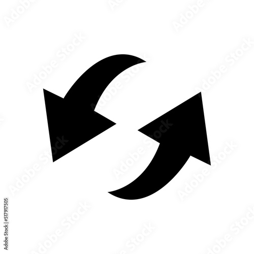 Free Download Sync Arrow Minimal Illustration Icon Clip Art Isolated Web Element Cursor - GFXLoad
