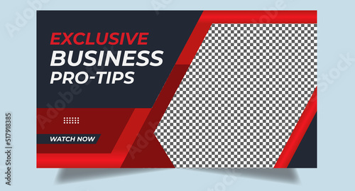 Fully editable youtube thumbnail design for any youtube videos customizable video thumbnail design video cover modern trendy new style thumbnail template for social media concept youtube thumbnail 