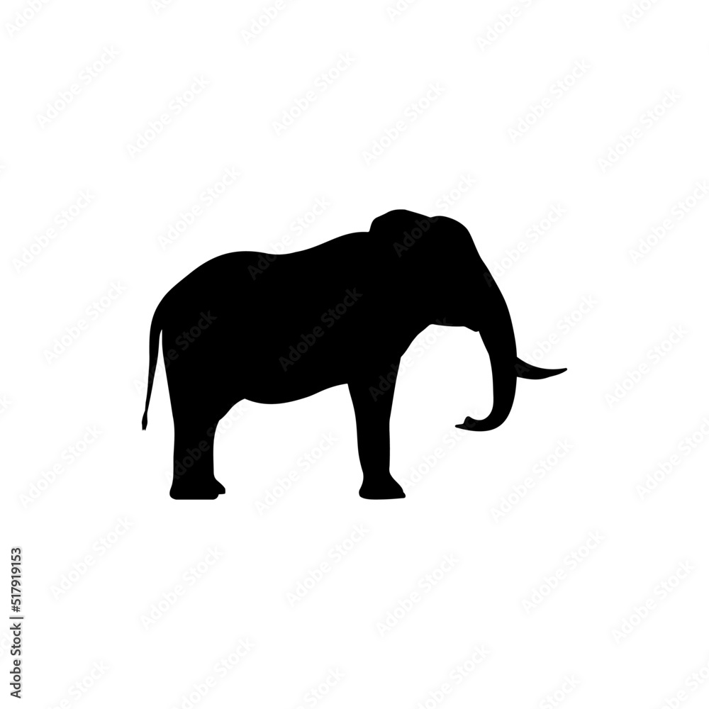 Elephant Silhouette Vector For The Best Elephant Icon Design Illustration. Elephant Silhouette Vector For The Best Elephant Icon Design Illustration.