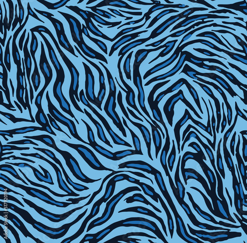 seamless pattern with zebra vector