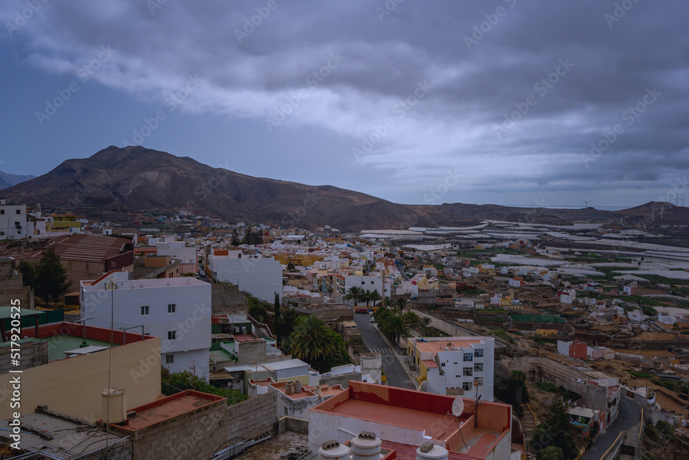 view of a small city in Gran Canaria