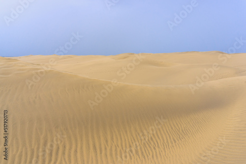 Dunes in the desert of Maspalomas