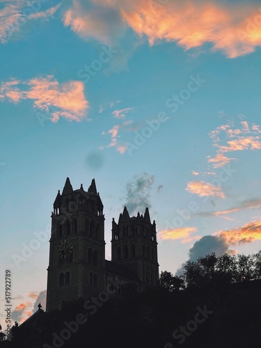 castle in sunset