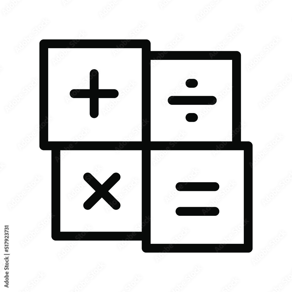 Calculator icon template Calculator icon template