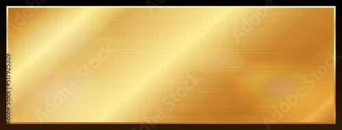 Gold metal backgrounds or metal texture. Gold ingot. Engraved gold plate. .ai