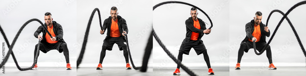 Fat burning discount battle rope workout