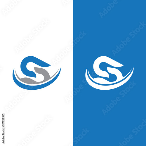 Business corporate S letter logo