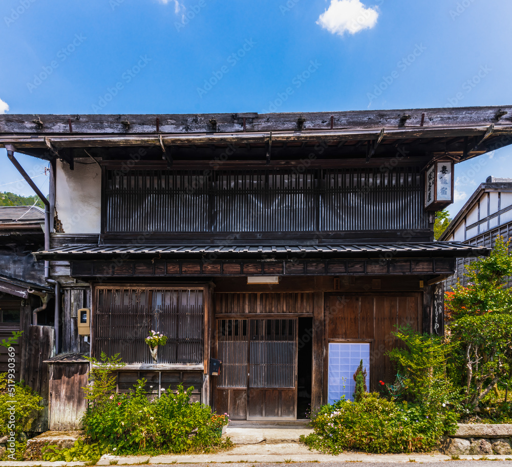 木曽路 妻籠宿の風景 木曽路 妻籠宿の風景