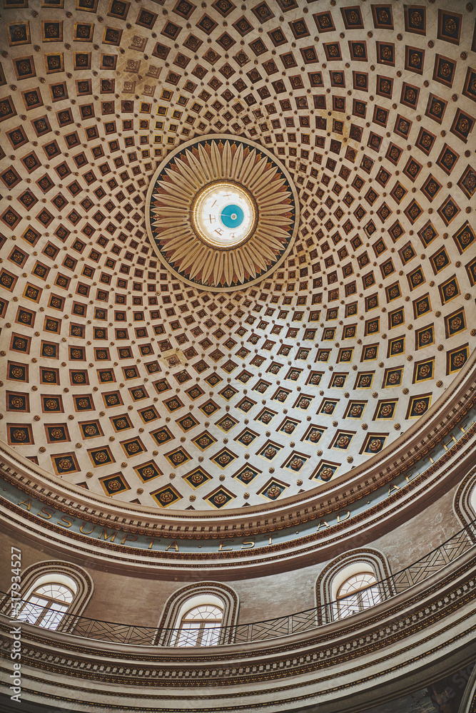 ceiling of The Sanctuary Basilica of the Assumption of Our Lady