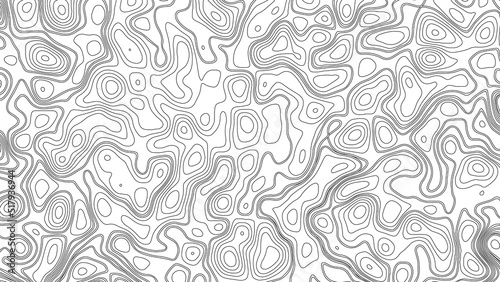 White wave paper curved reliefs abstract background  Abstract topographic contours map background. Geographic mountain relief. Abstract lines background. Contour maps. Business concept.
