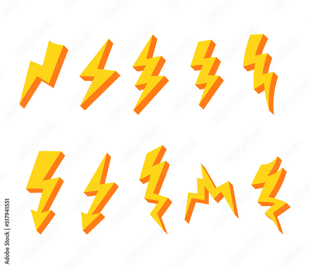 Lightning Symbol Collection Lightning Symbol Collection