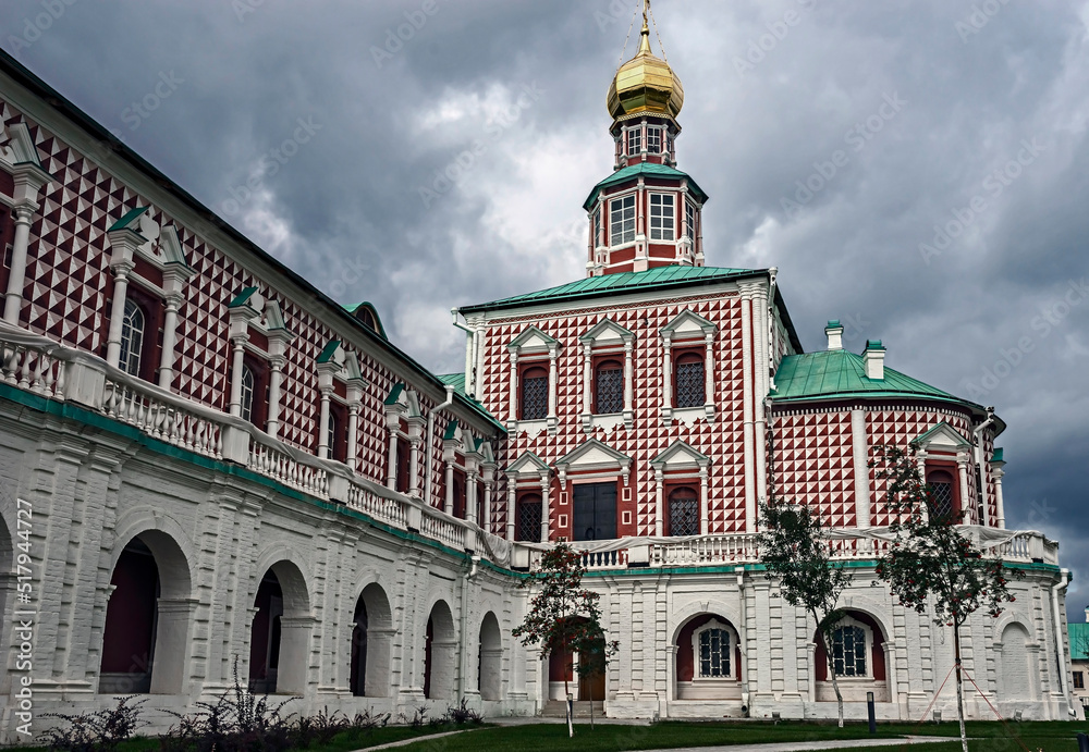 Christmas church, years of construction1686 - 1692 . Resurrection monastery. City of Istra, Russia Christmas church, years of construction1686 - 1692 . Resurrection monastery. City of Istra, Russia