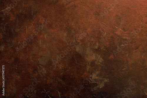Foto Brown colored grunge background