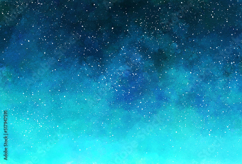 背景素材_水彩テクスチャ_夜空