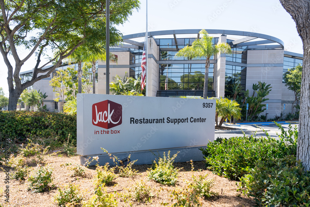 San Diego, California, USA July 9, 2022 Jack in the Box Corporate
