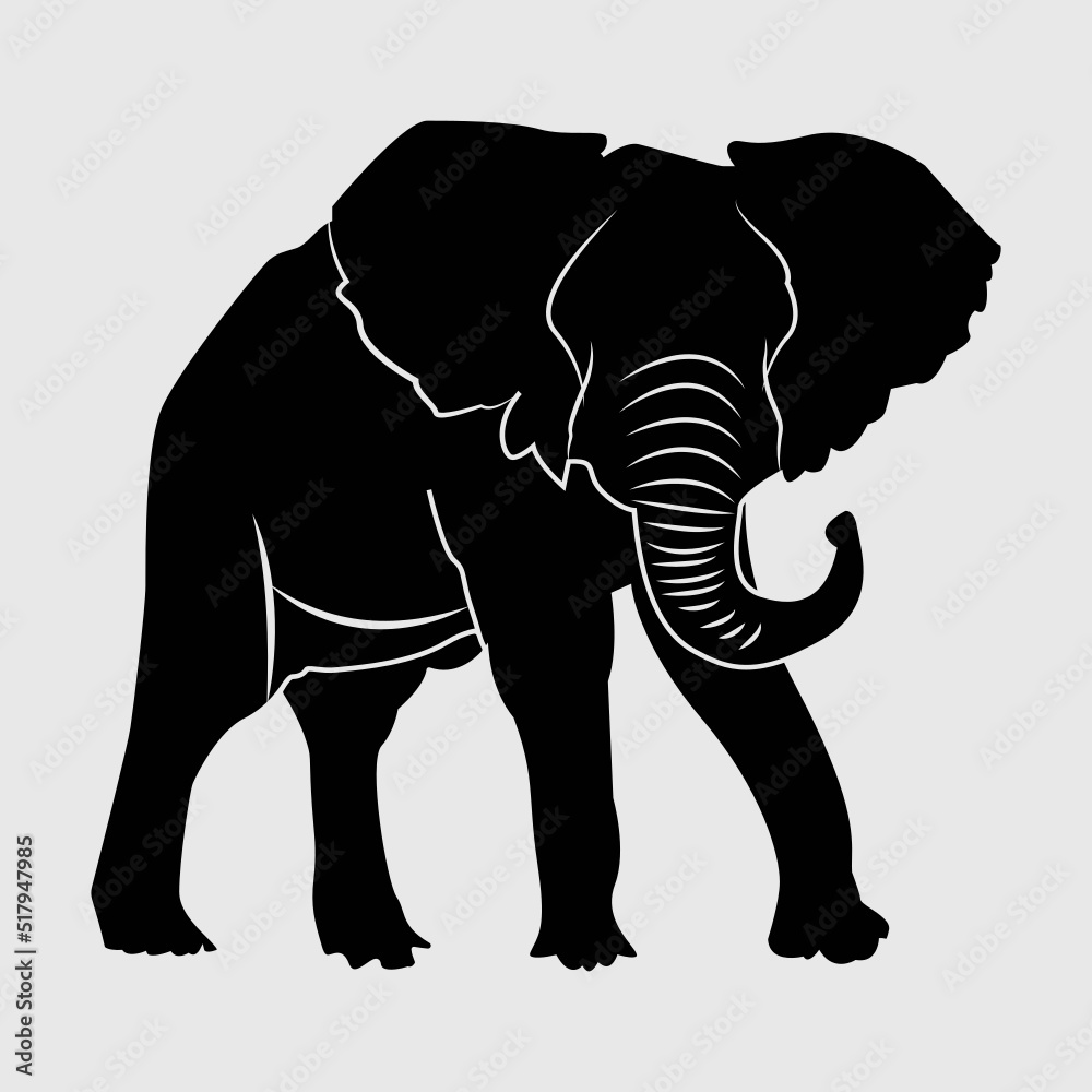 Elephant SVG Bundle Cut File, Baby Elephant Svg, Safari Elephants Svg