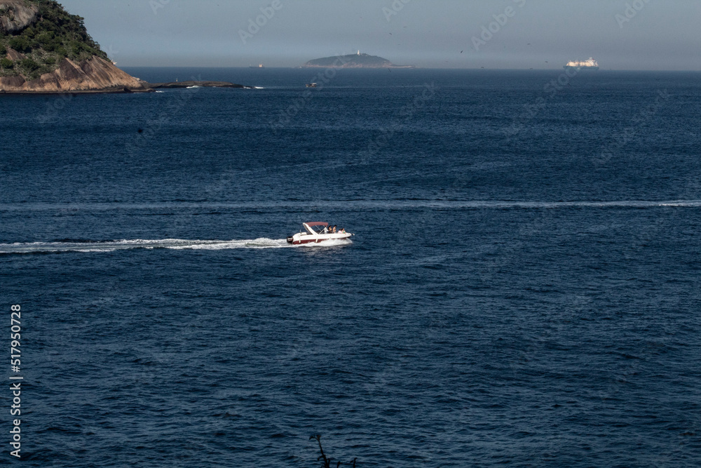 boat on the sea - Rio de Janeiro, Brazil