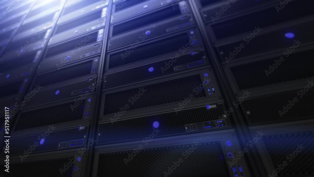 Lateral Dolly of Powerful Servers in Data Center or ISP. High Quality Animation. Cloud Computing Data Storage 3d Rendering. Internet of Things, Telecommunication.
Lateral Dolly of Powerful Servers in Data Center or ISP. High Quality Animation. Cloud Computing Data Storage 3d Rendering. Internet of Things, Telecommunication.