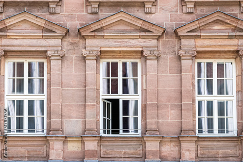 houses in the city of Nüremberg, Bavaria