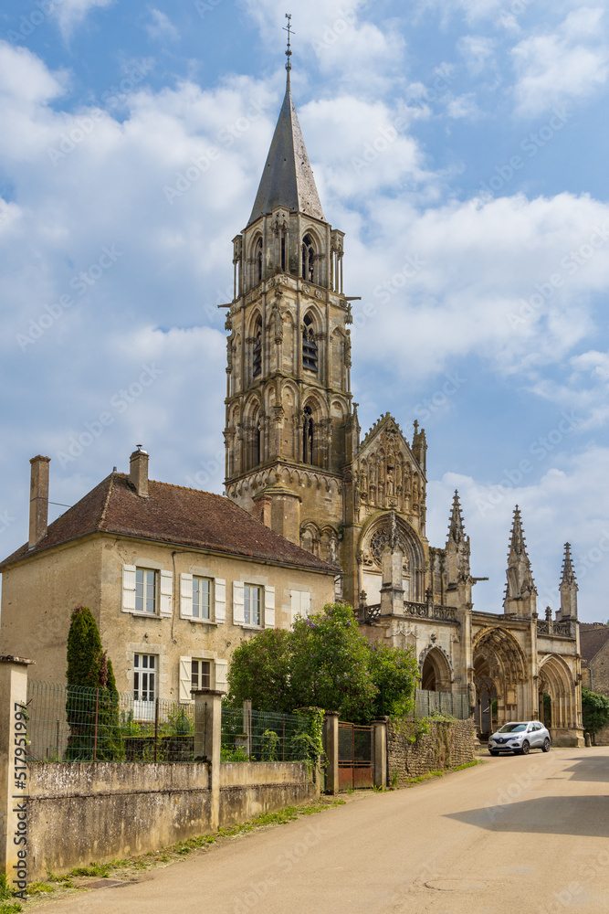 Eglise Notre-Dame in Saint-Pere in France is a miniature copy of the Notre-Dame in Paris.