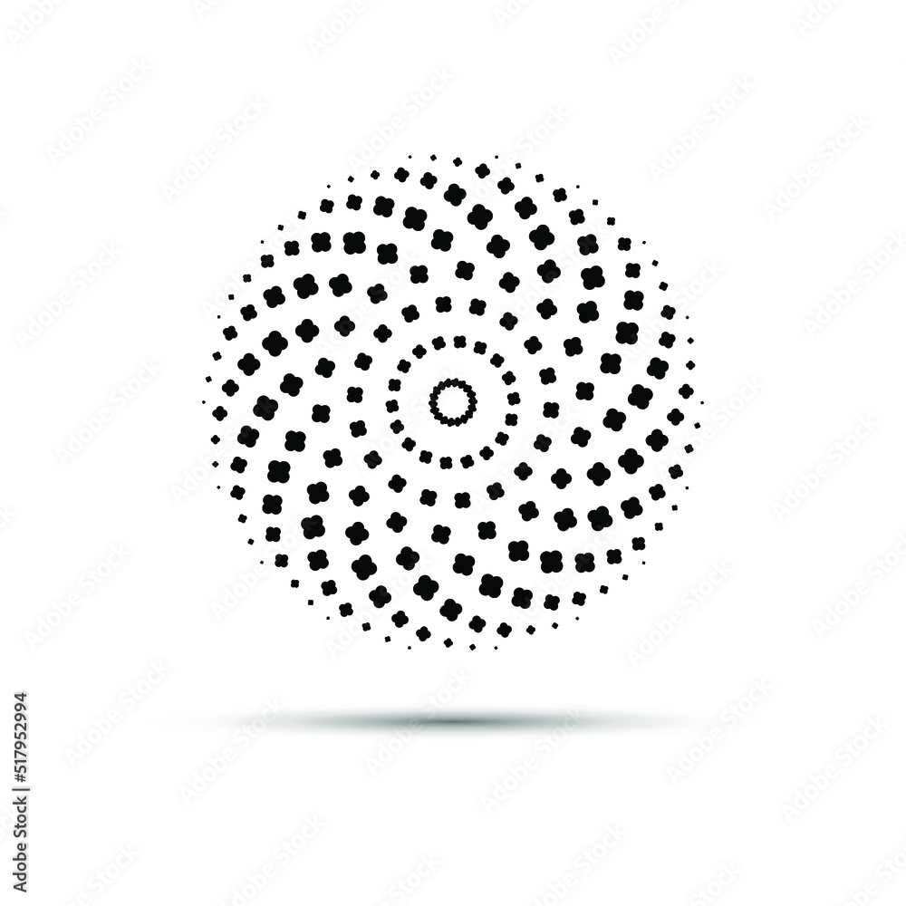 Abstract background for the design. Abstract spiral. Vector background.