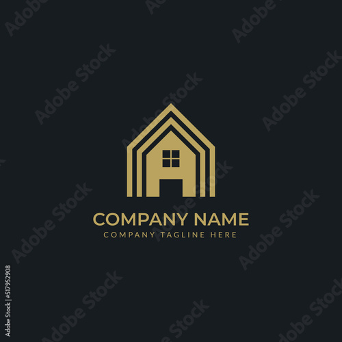 Real estate logo for corporate business