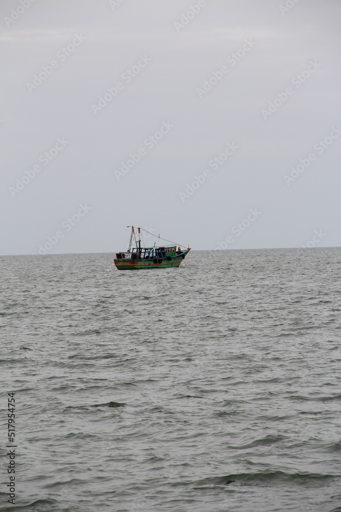 fishing boat in the sea