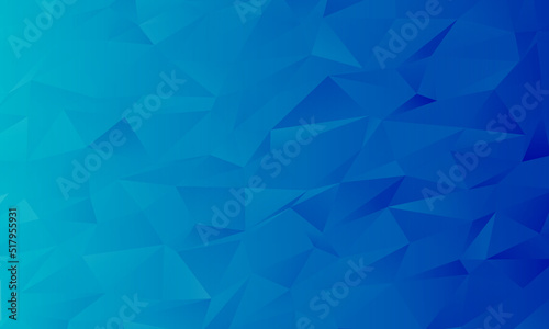 Dark blue vector triangular background, polygonal geometric pattern with gradient.