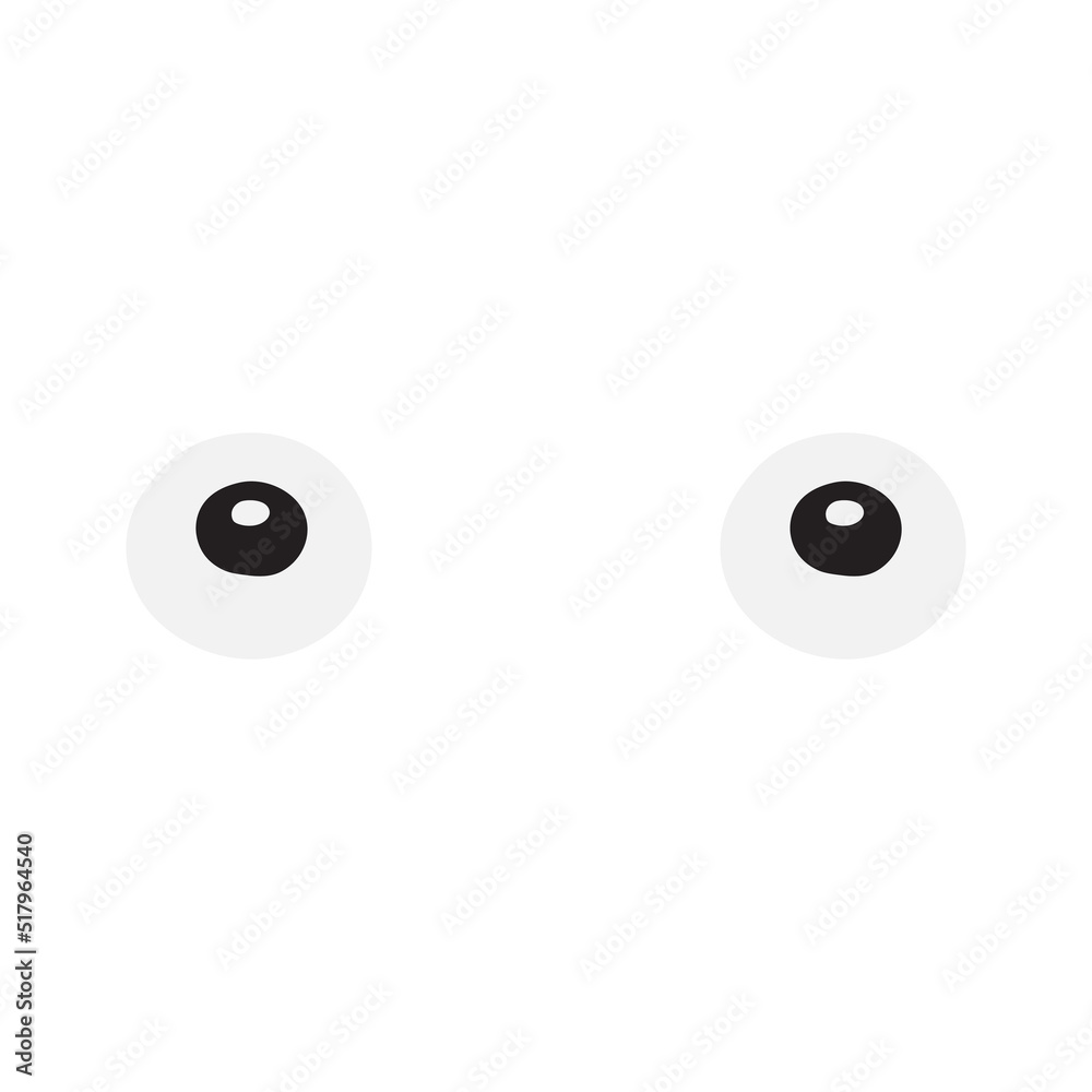 Eyes hand draw style for your character design isolated on white background. Vector 10 eps Eyes hand draw style for your character design isolated on white background. Vector 10 eps