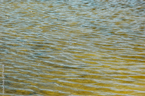 Fototapeta Naklejka Na Ścianę i Meble -  sea water and sandy shore. the texture of water. background for the design.