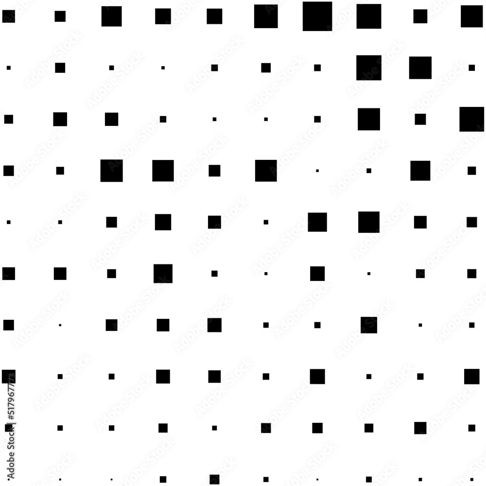 Black squares random pattern background. Abstract halftone. Vector illustration. Black squares random pattern background. Abstract halftone. Vector illustration.