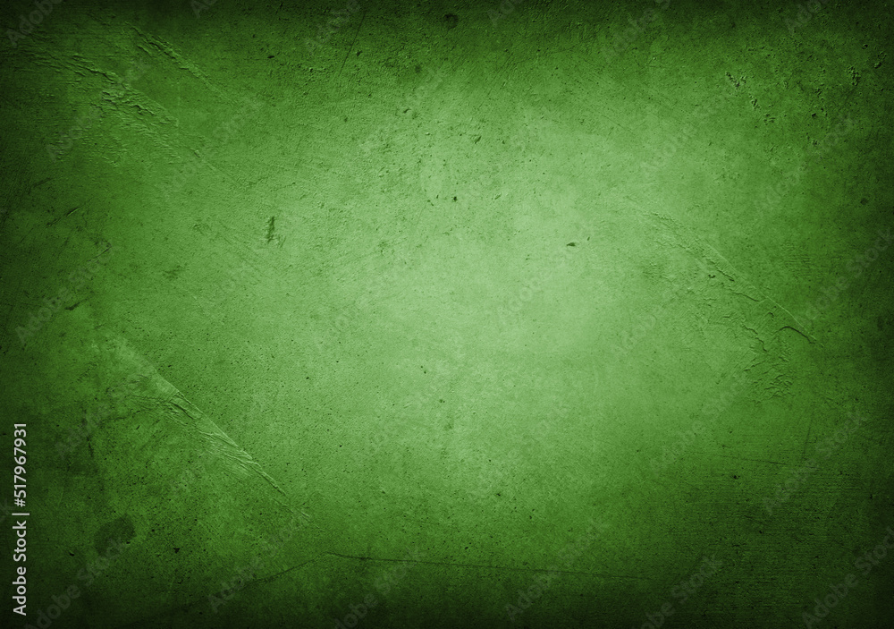 Obraz premium Green textured concrete background