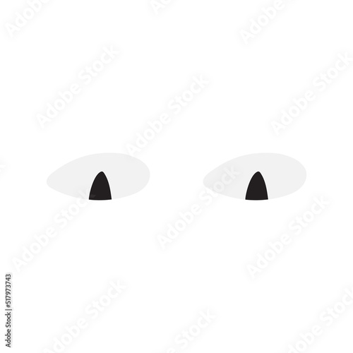 Eyes minimal vector cute style isolated on white background for your character design  animation. 10 eps