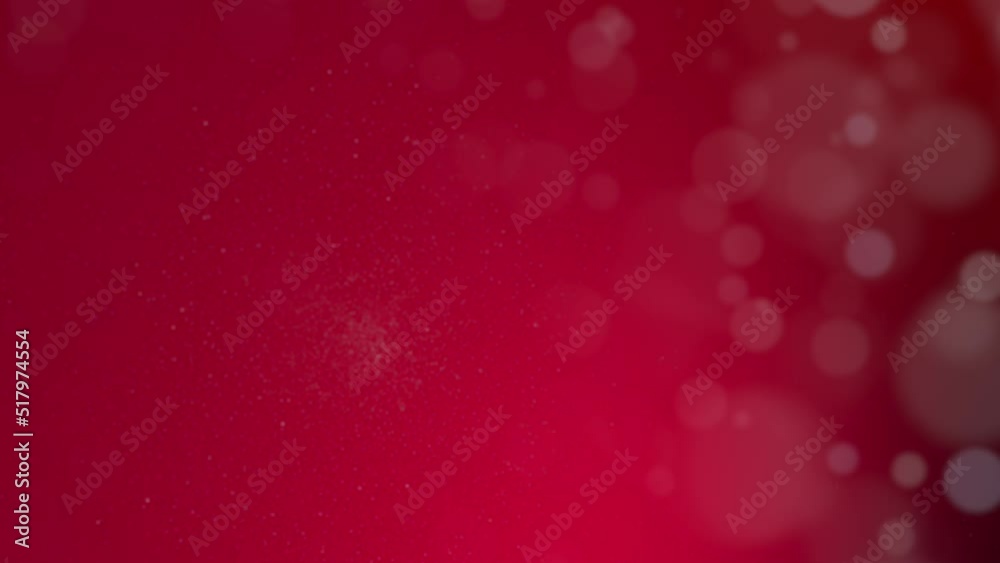 red bokeh background