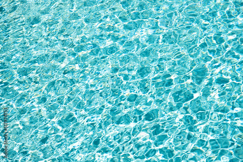summer blue ocean water background with ripples