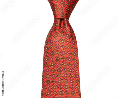 Corbata formal roja a cuadros