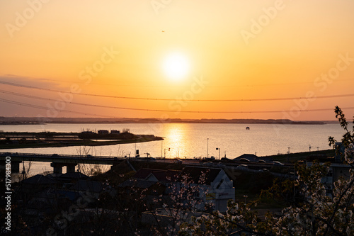 茨城 権現山公園の夕景